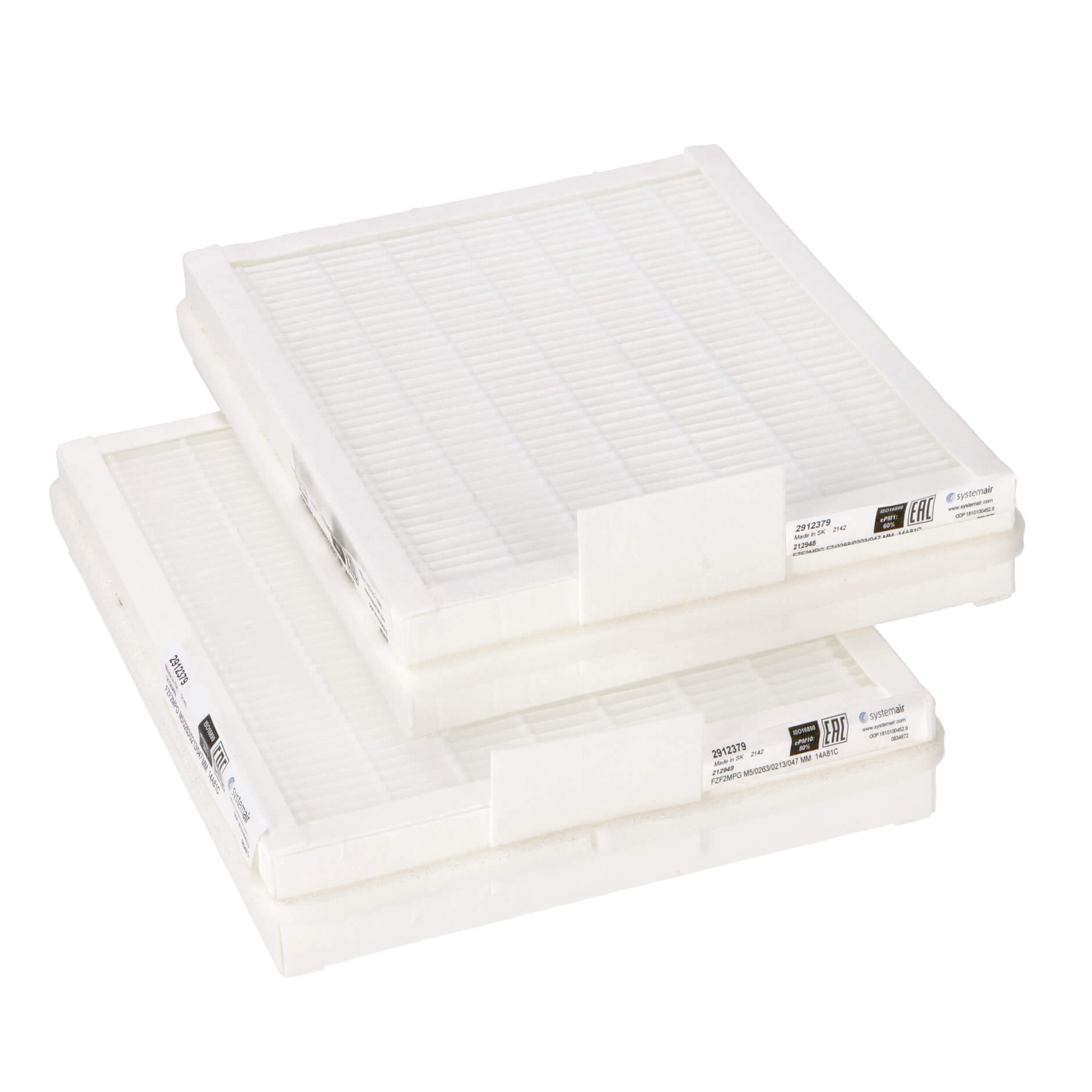 Systemair Save VSR 150 (PF) Filtersatz M5+F7 (Original) 263x213x48