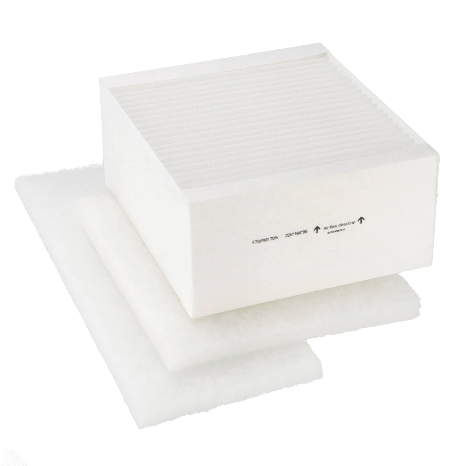 Vallox 096 MV/SE/SC / ValloPlus 270 Filterset Nr. 27 G4+G4+F7 (Hausmarke) 350x138x20 + 225x194x20 + 225x194x96