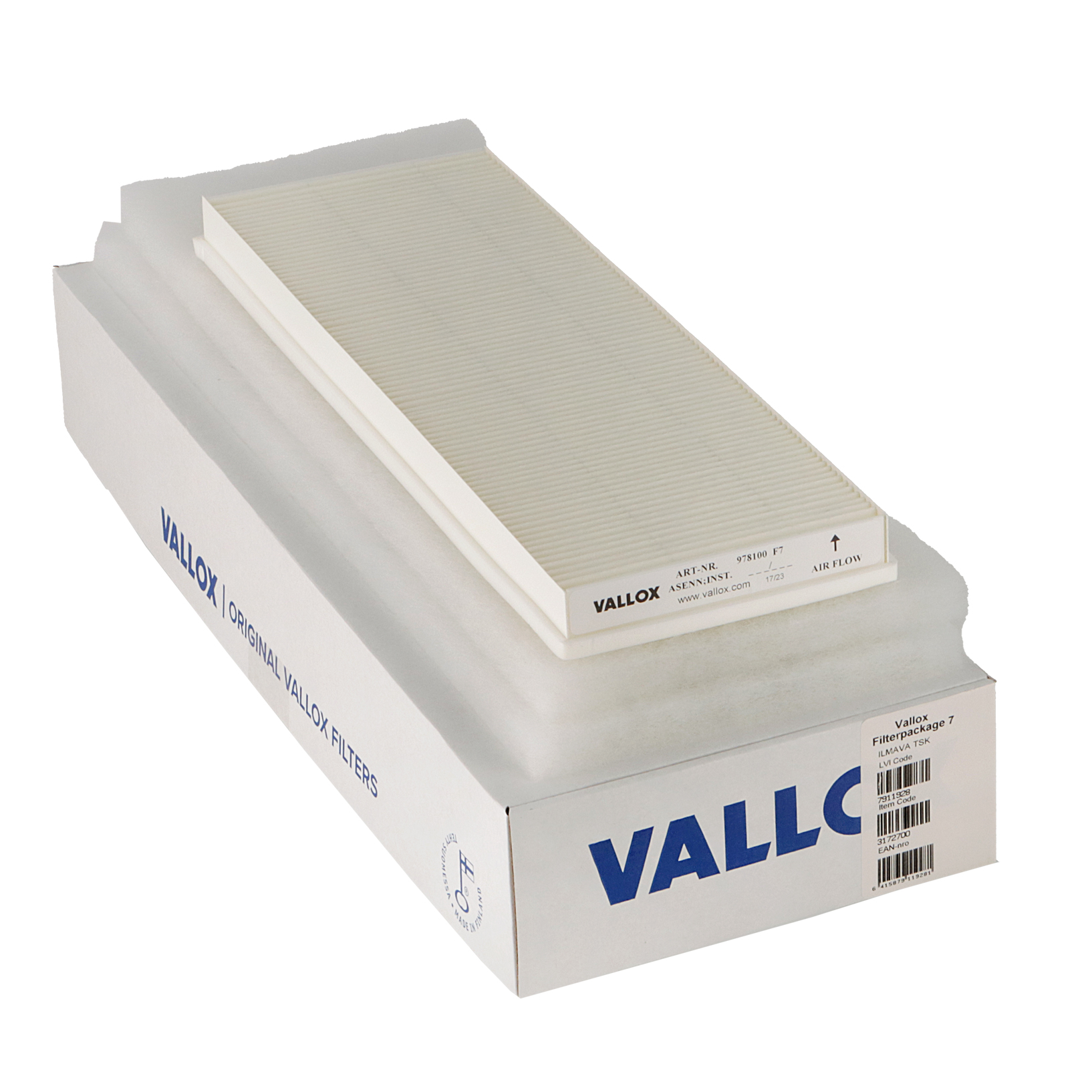 Vallox ILMAVA TSK-Filterset Nr. 7 G4+G4+F7 (Original)