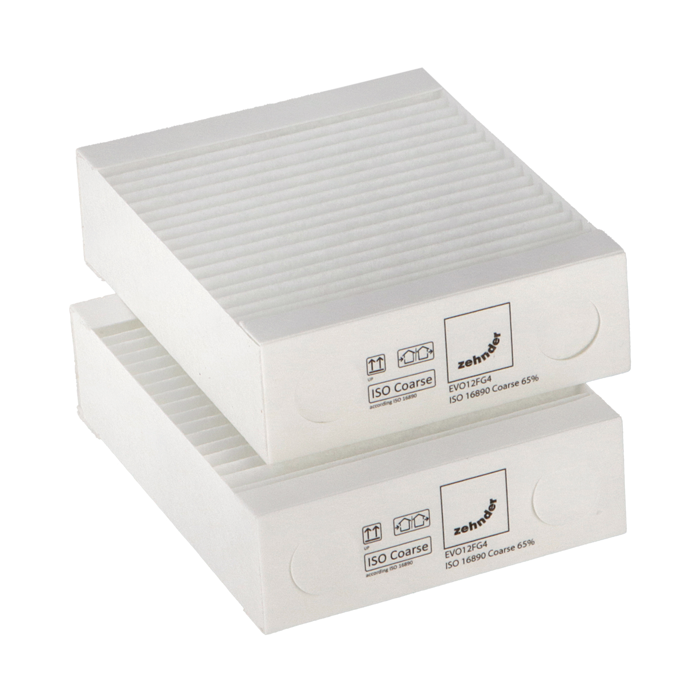 Zehnder / Siber EVO 1/2 filter set G4+G4 (original) 175x139x48