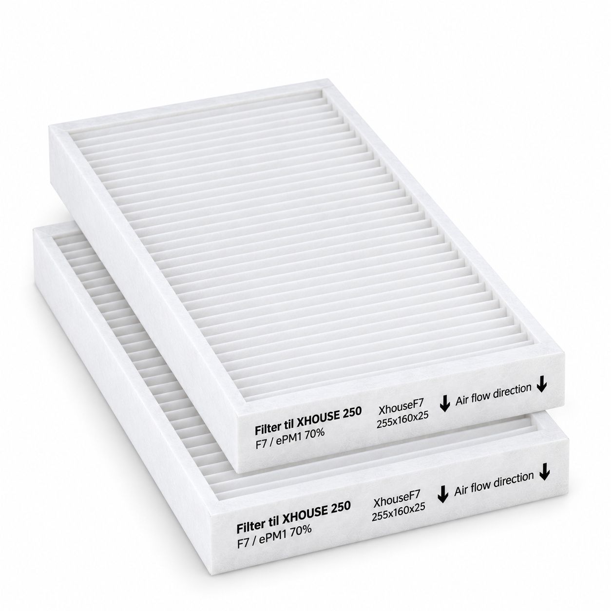 Xvent XHOUSE 250 Filterset F7+F7 (Original) 255x160x25
